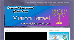 Desktop Screenshot of misionisrael.com